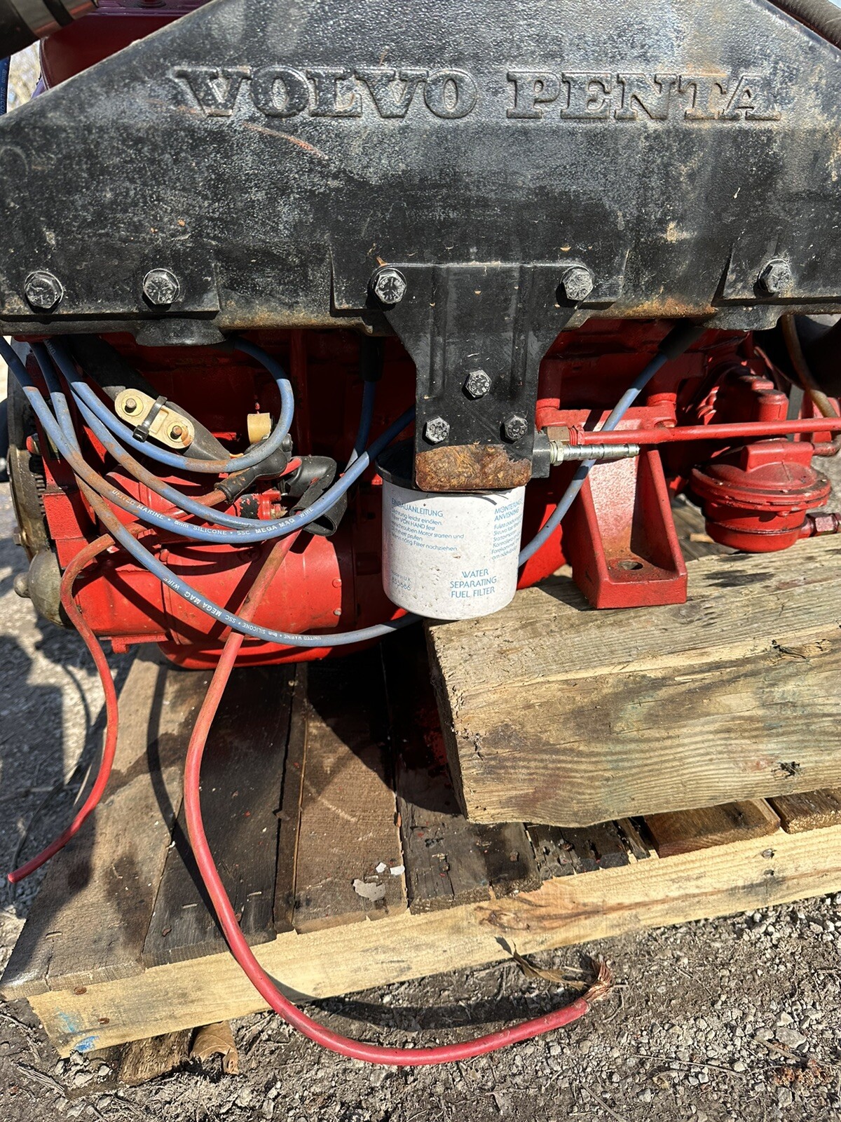 90 Volvo Penta Aq271c 5.7 L 350 Boat Engine RUNS GREAT FRESH WATER PLUG