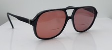 Vintage Clear Vision 707 Black Pilot Sunglasses FRAMES ONLY Hong Kong