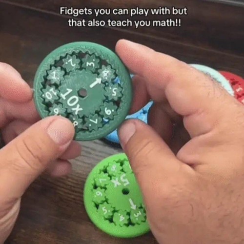 NUEVO Math Fact Fidget Spinners, Juguete Fidget Spinner, Juguete Fidget Número Reino Unido - Imagen 3 de 15