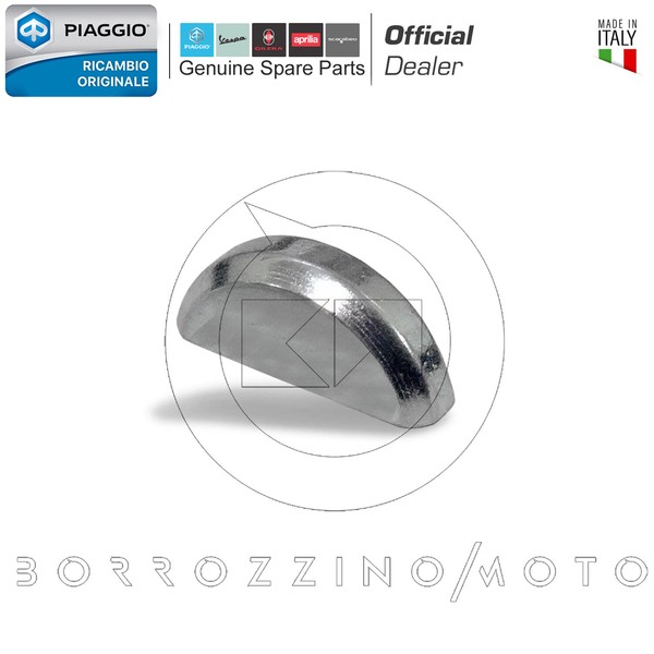 SchlüSsel Halbmond Originale Piaggio Liberty 2T Rst 50 2004-image