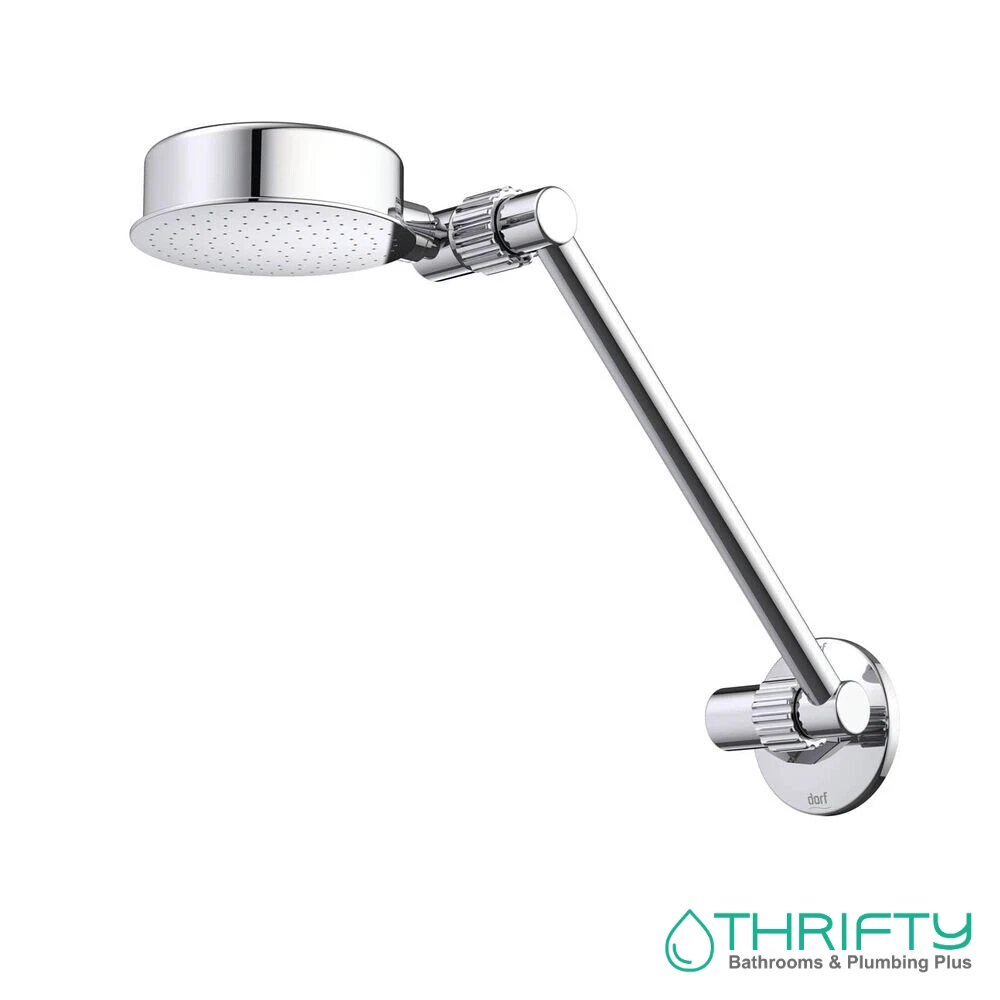 Dorf Stayfast Adjustable Wall Shower WELS 3 Star 3182.043A Chrome