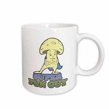 3dRose Super Fun Guy Fungi Mushroom Mug
