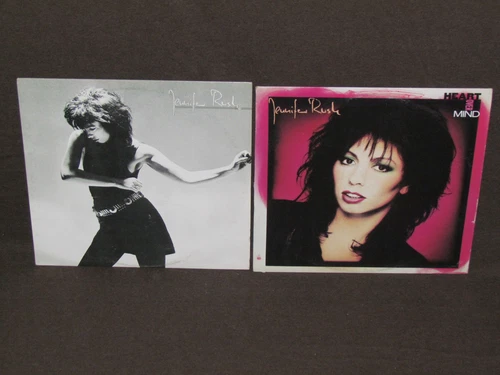 JENNIFER RUSH 2 LP RECORD ALBUMS LOT COLLECTION Heart Over Mind & Self-Titled 85