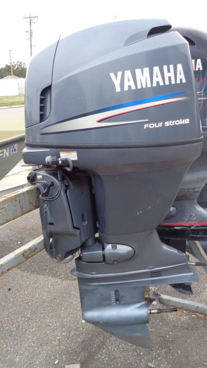 LOW HOUR 2007 YAMAHA F115 115 HP 20" OUTBOARD BOAT MOTOR ENGINE 195 PSI ON ALL 4 eBay