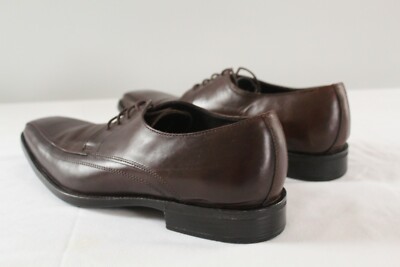Giorgio Brutini Brown Textured Lace-Up Oxfords with Gradient Detail Giorgio Brutini Lace-Up Oxford Brown Leather Shoes Size 11 M  main image 2