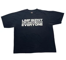 🔥Vintage 90s Limp Bizkit Shirt Giant Size XL 1998 Better Than Everyone RARE🔥