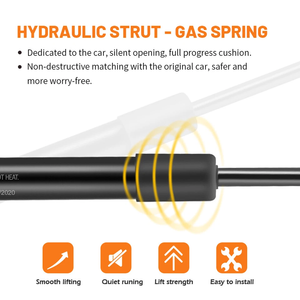 Amortiguador de puntal de elevación de escotilla trasera Sentra 4812 para Honda Civic 1988-1990 1991 Foto 2 de 4