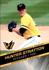 2018 West Virginia Power Choice #23 Hunter Stratton Bristol Tennessee TN Card