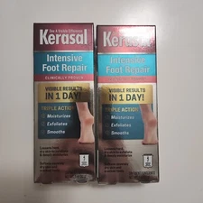 Kerasal Intensive Foot Repair 1 oz X2
