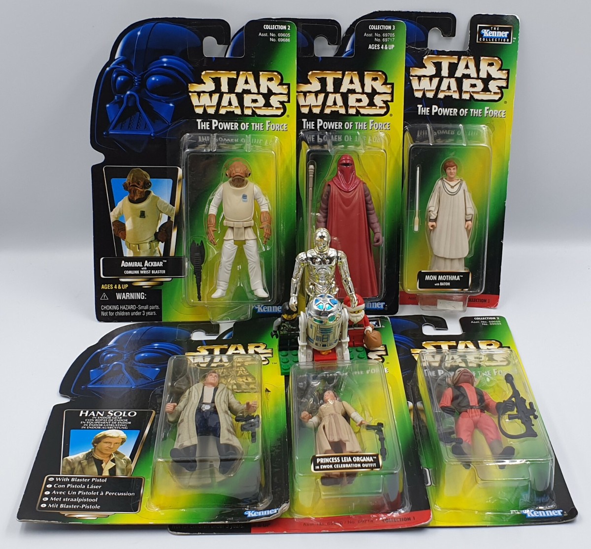 STAR WARS ROYAL GUARD, MON MOTHMA, ACKBAR, SOLO, LEIA, NIEN NUNB