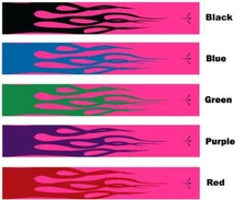 White Water Archery Flames Hot Rod Fluorescent Neon Pink Arrow Wraps 15 Pc Pack