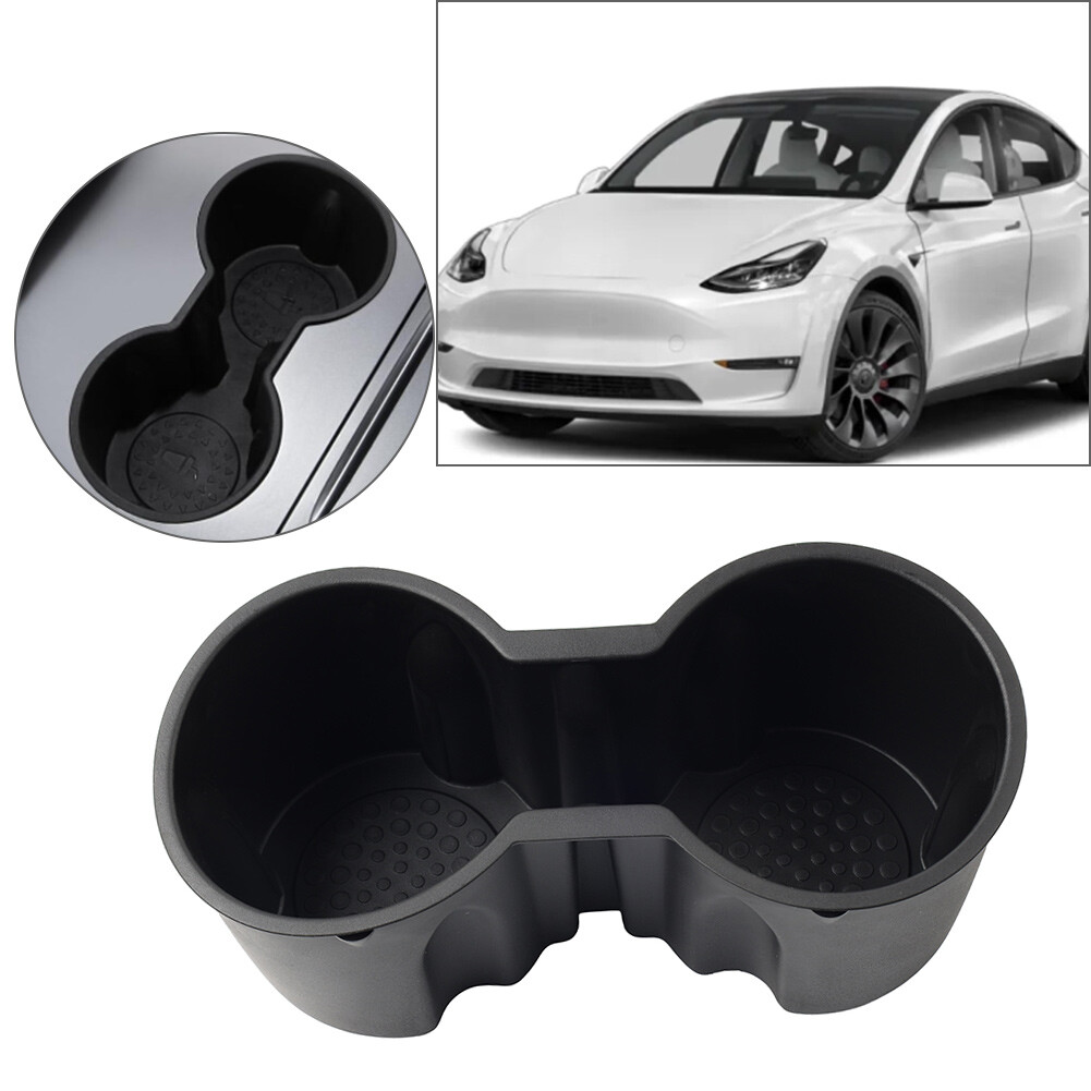 Center Console Cup Holder Interior Insert For Tesla Model 3 21-23 Model Y 21-24