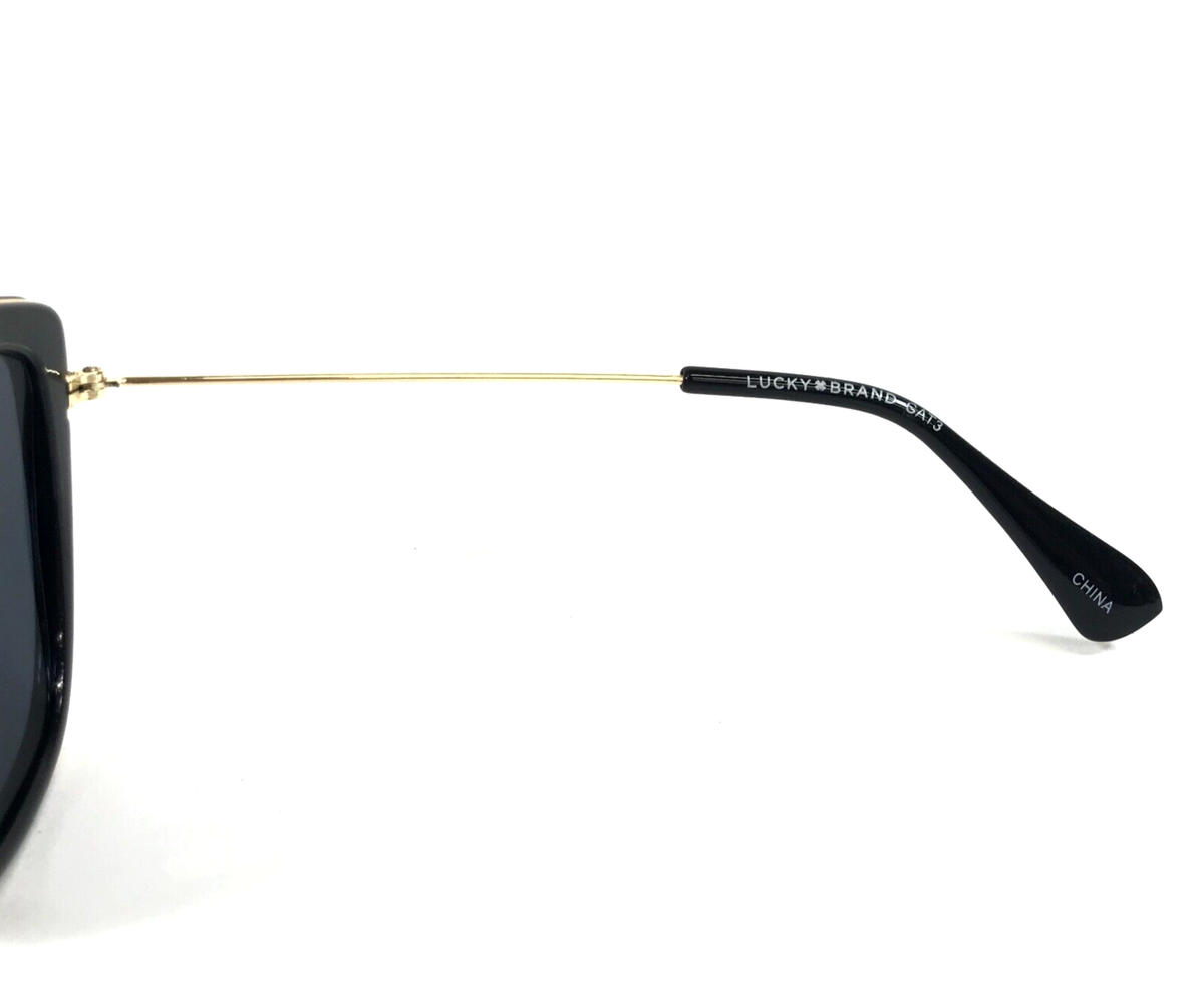 Lucky Brand Sunglasses TRINITY BLACK Gold Cat Eye Frames  display picture 1