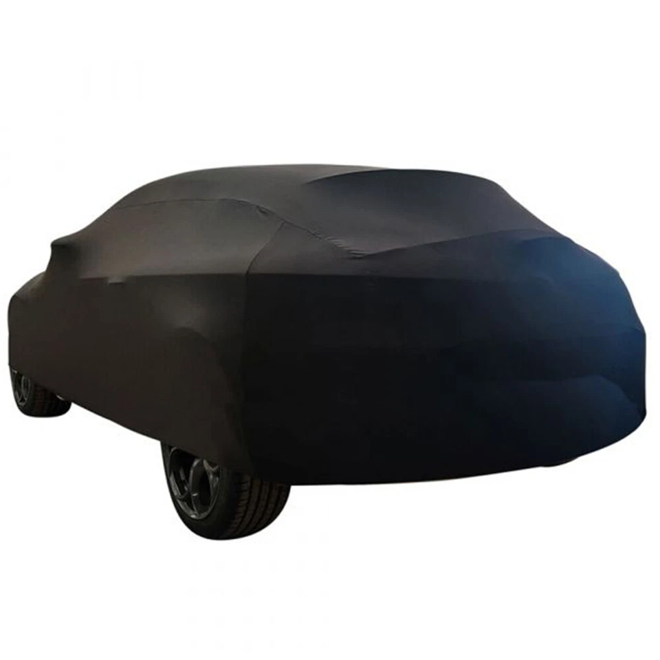 Cubierta de coche elástica a prueba de polvo personalizada negra para Alfa Romeo Brera 2006-2011 Foto 4 de 4
