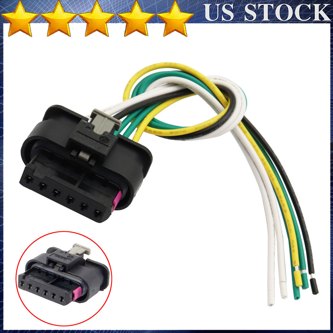 Tail lights connector Fits For Fiat 500X 2016-2022 68285080AA US