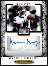 2021 SAGE Premier Draft Marcus Murphy Rookie Autograph Card #A196