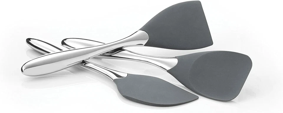 Espátula Colección Nambe Curvo Cuchara 12", Silicona Resistente al Calor Foto 2 de 4