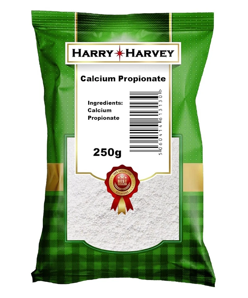 HARRY HARVEY 250g Calcium Propionate Propanoate Baking Mold Inhibitor Preservative E282 Baker