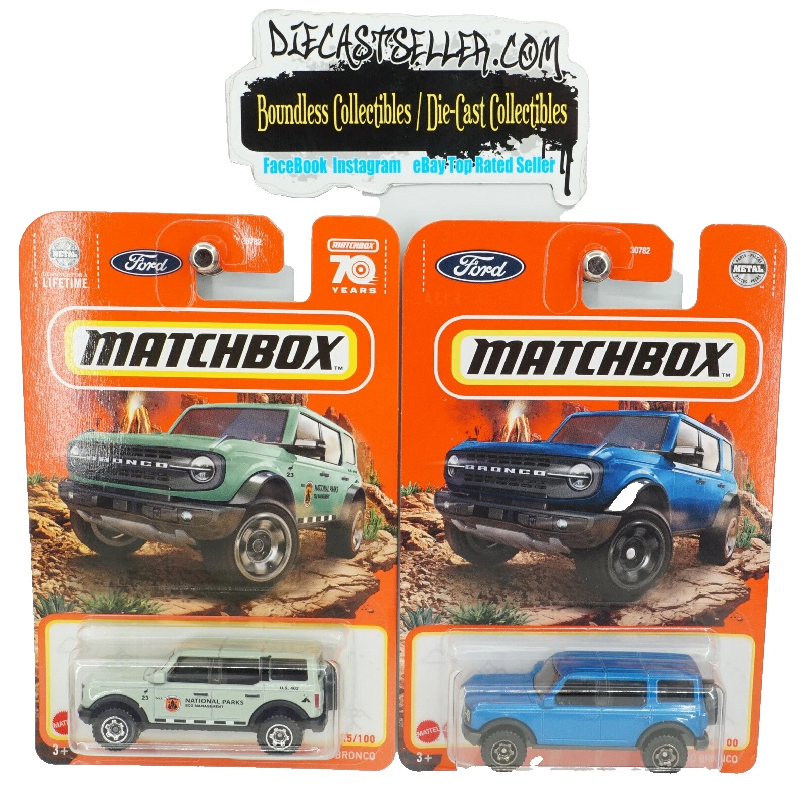 Matchbox Ford Plástico Diecast coches, camiones y camionetas