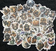 HALLOWEEN Spooky Holiday Witchy Sticker Lot - Variety Lot Of 5