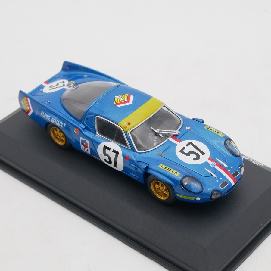ixo 1:43 RENAULT ALPINE A210 1968 24h Le Mans Diecast Car Model