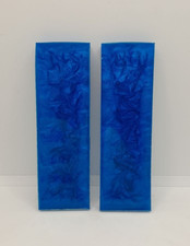 2pcs Resin Blue Knife Scales Knife Handle,Blanks Knife,Handle Decoration N173