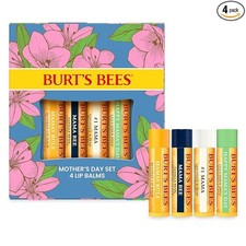Burt's Bees Gifts Ideas - Balm Bouquet Lip Balm Set, Original Beeswax, Vanilla B