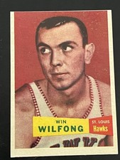 1957-58 Topps - Win Wilfong #65 (RC) St. Louis Hawks EX-NM