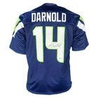 Sam Darnold Signed Seattle Navy Football Jersey (Beckett)