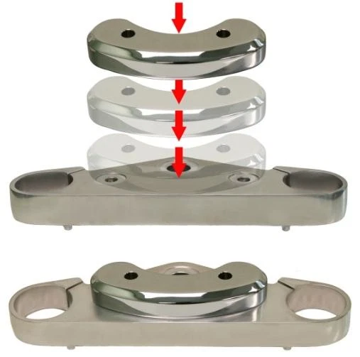 Baron Handlebar and Riser Adapter BA-7361-00