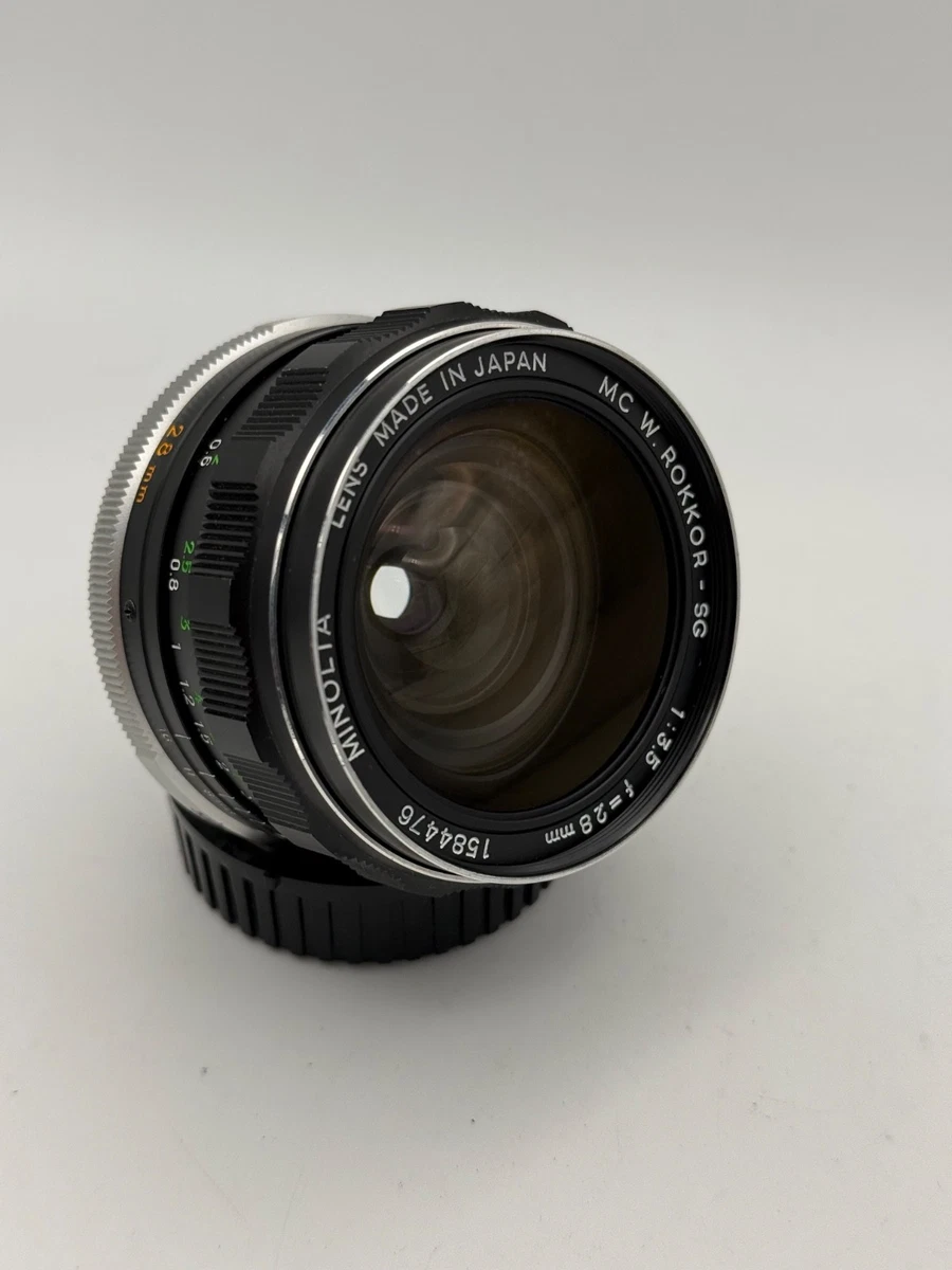 Minolta Rokkor PF 28mm Focal Camera Lenses for sale | eBay