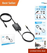 7FT Optical to 3.5mm Audio Converter - Perfec...