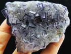 200g DOUBLE FACE purple FLUORITE crystal mineral specimen,Inner Mongolia, China!