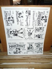 THE MAIN EVENT, orig uncut 6", 8" and 9" ads & a slug sheet Barbra Streisand