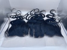 13x4 Lace Frontal Human Hair Body Wave 18  Natural Black Unused