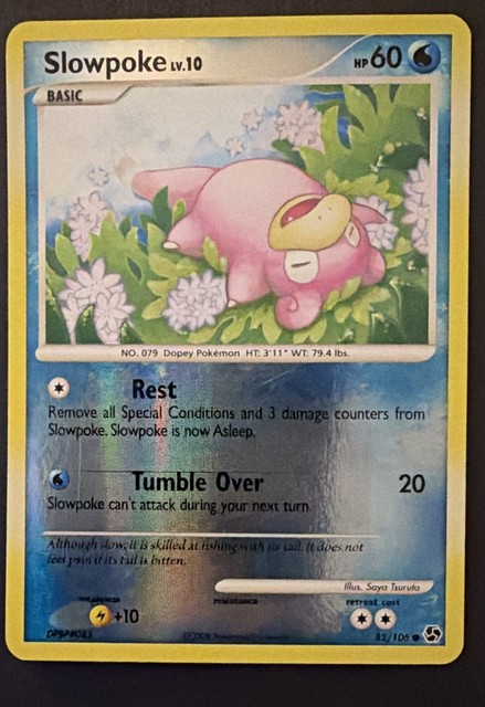 Slowpoke [Reverse Holo] #82 (Great Encounters (2008))