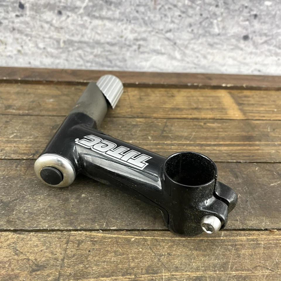 Vintage Titec T-Slot Quill Stem 1 1/8 25.4 90mm NOS New 4130 CrMo 90s MTB Black - Image 2 of 4