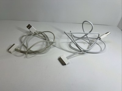 (2)- 30 Pin USB Data Sync Cable Charger for iPhone 4 4G 4S 3GS iPod Nano iPad