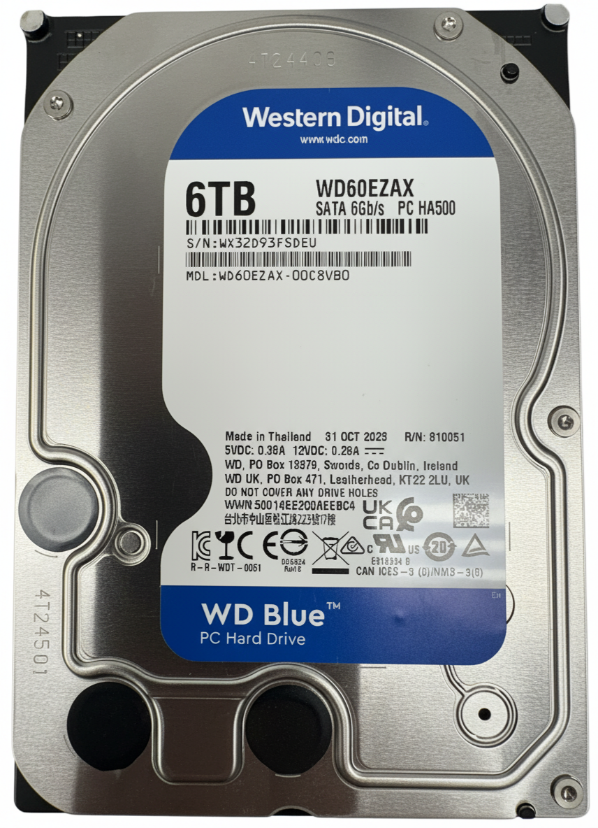 Western Digital WD Blue 6TB SATA 6Gb/s 3.5