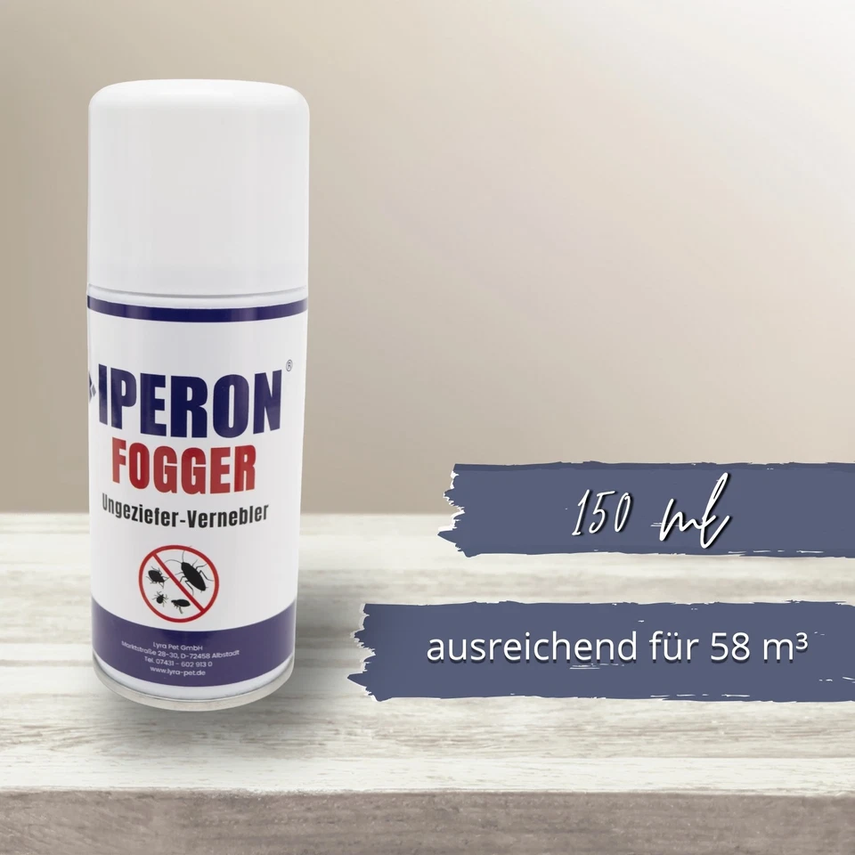 12 x 150 ml IPERON® Fogger Ungeziefer-Vernebler Sofortwirkung gegen Schädlinge - Bild 3 von 4