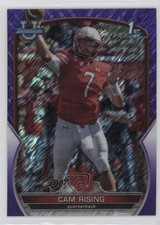 2022 Bowman U Chrome Purple Shimmer Refractor Cameron Rising Cam Rising #76 6o3