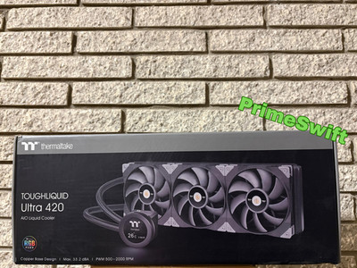 Thermaltake ToughLiquid Ultra 420 AIO Liquid Cooler, LCD RGB, LGA1700/AM5