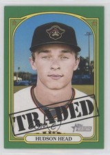 2021 Topps Heritage Minor League Edition Green Border 67/75 Hudson Head #198 no9