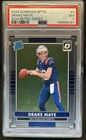 2024 Panini Donruss Optic Drake Maye 2014 Retro Series Rated Rookie #3 PSA 7