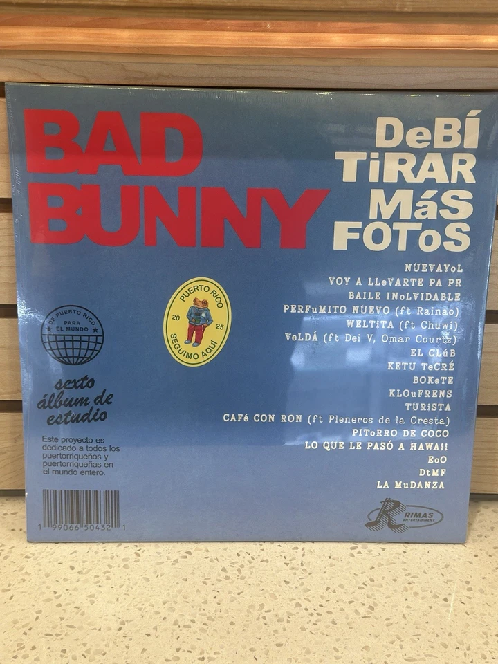Bad Bunny - DTMF - DEBI TIRAR MAS FOTOS - Vinyl BRAND NEW SEALED - Image 2 of 2