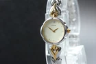 Vintage 1991 N MINT Seiko Tisse 1F20-0H80 Two-Tone Quartz Womens Watch JAPAN