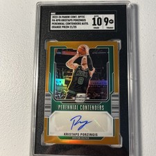 2023-24 Panini Optic - Perennial Contenders Kristaps Porzingis Orange Prizm /25