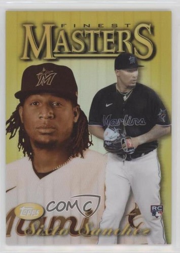 Sixto Sanchez [Gold Refractor] #97FM-SS 2021 Topps Finest 1997 Masters card