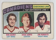 1976-77 O-Pee-Chee Bob Gainey Doug Jarvis Jim Roberts Jimmy Roberts #217 HOF 0a1
