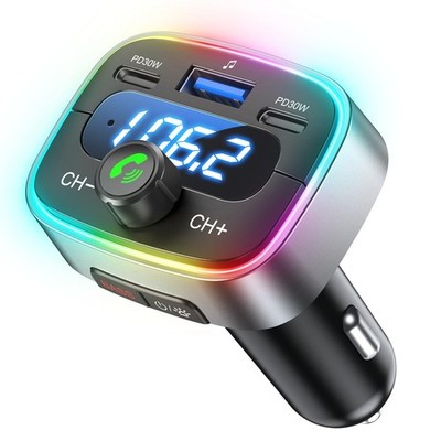 Bluetooth Car Adapter 60W Charging USB, Bluetooth 5.4 - Hi-Fi Music